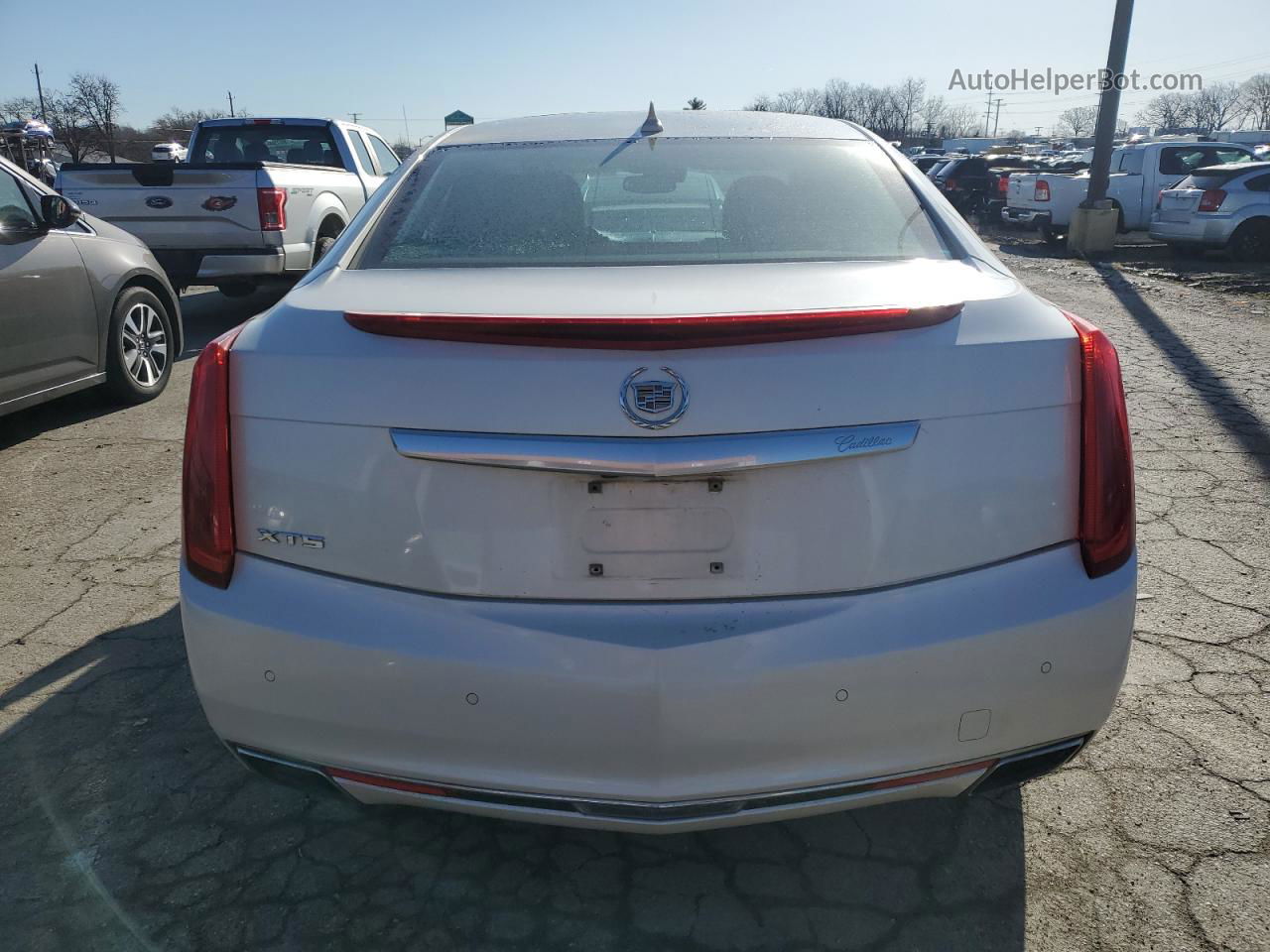 2013 Cadillac Xts Premium Collection White vin: 2G61S5S31D9106202