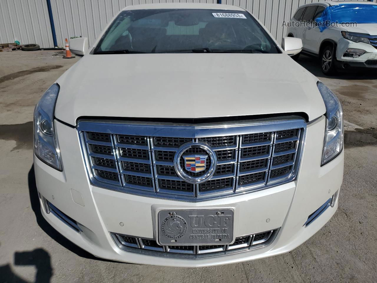 2013 Cadillac Xts Premium Collection White vin: 2G61S5S31D9126658