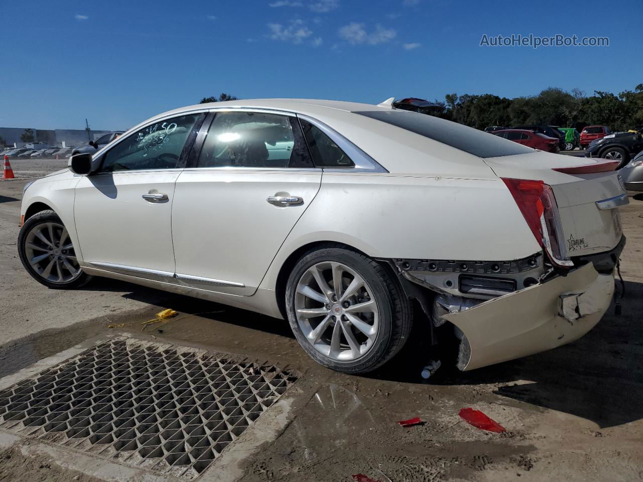 2013 Cadillac Xts Premium Collection White vin: 2G61S5S31D9126658