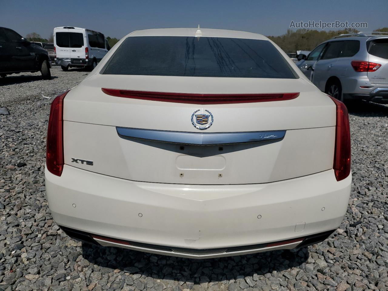 2013 Cadillac Xts Premium Collection White vin: 2G61S5S31D9161913