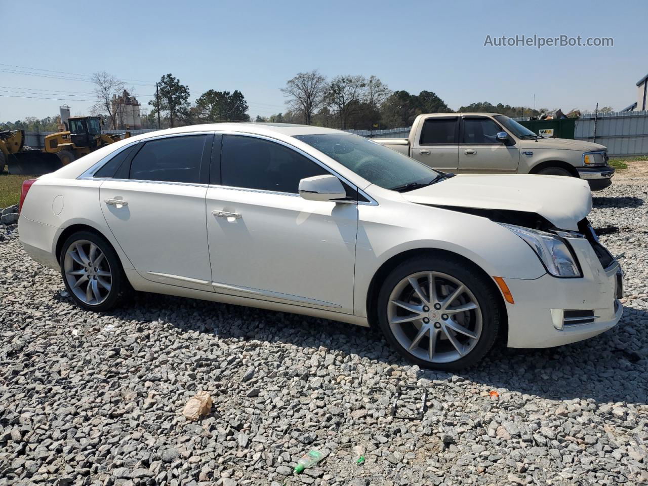 2013 Cadillac Xts Premium Collection White vin: 2G61S5S31D9161913