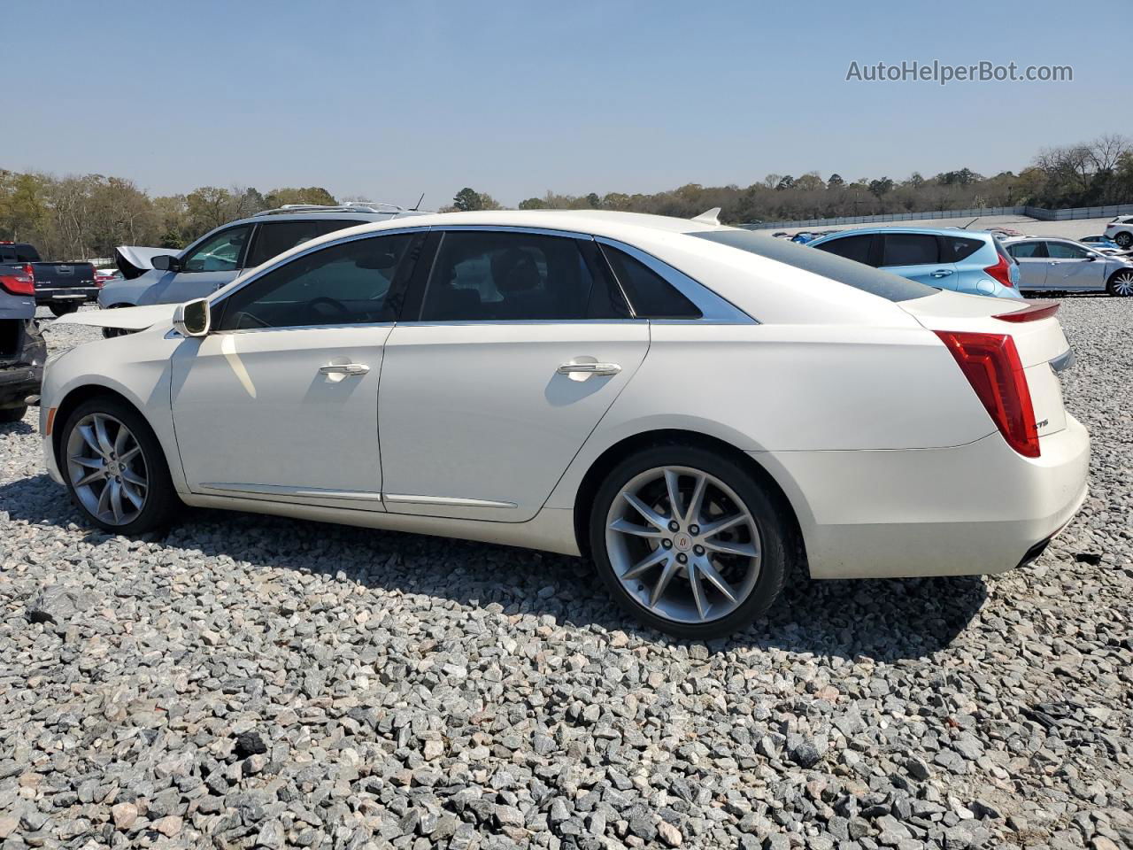 2013 Cadillac Xts Premium Collection White vin: 2G61S5S31D9161913