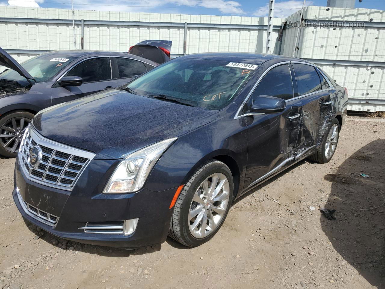 2013 Cadillac Xts Premium Collection Black vin: 2G61S5S31D9207496