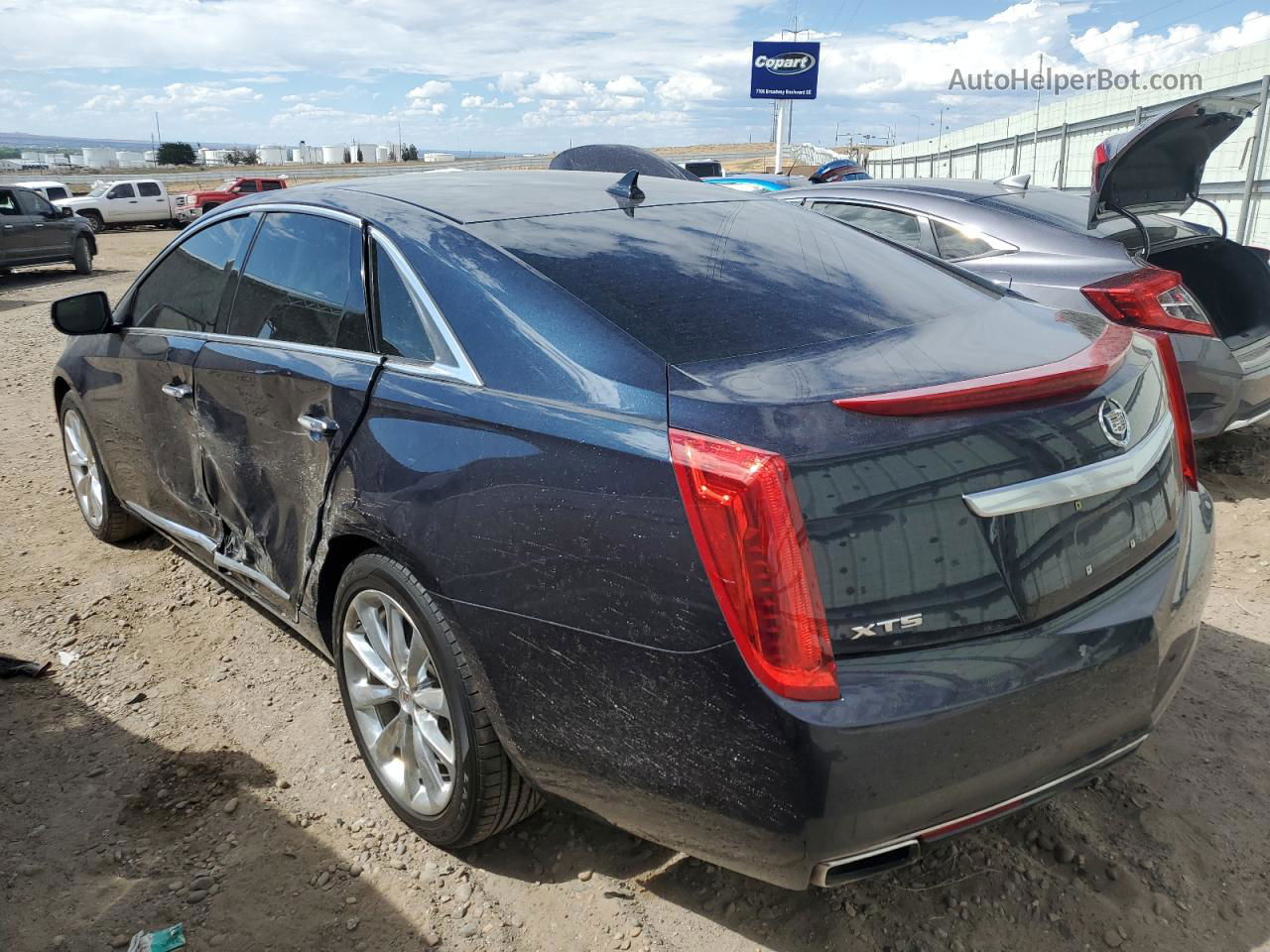 2013 Cadillac Xts Premium Collection Black vin: 2G61S5S31D9207496