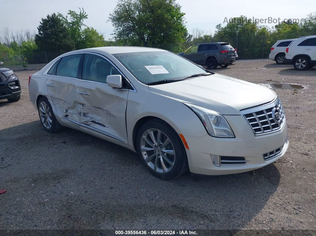 2013 Cadillac Xts Premium White vin: 2G61S5S31D9236576