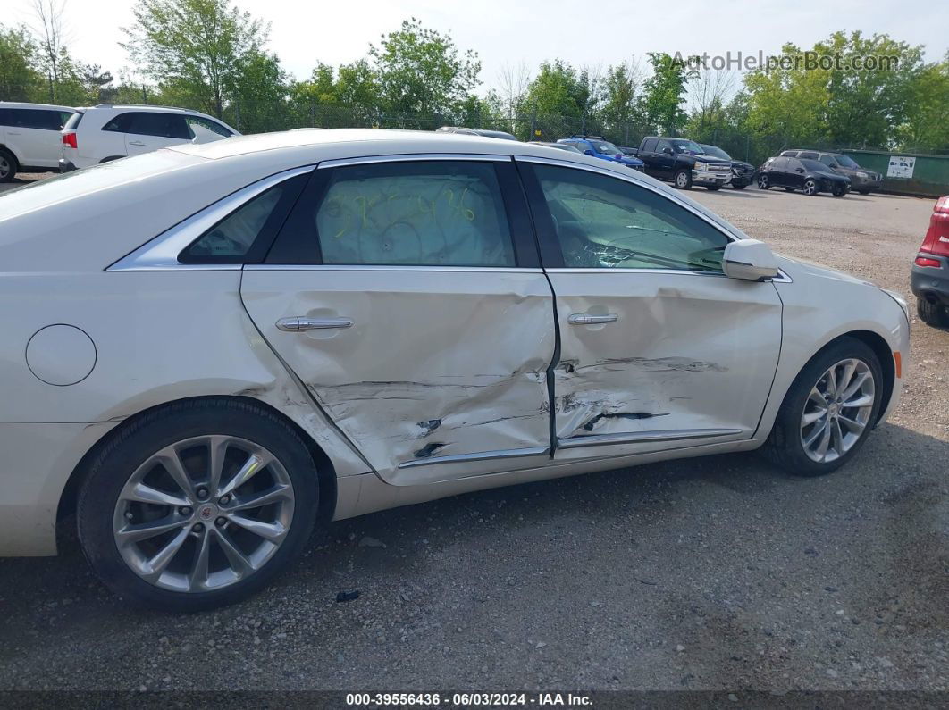 2013 Cadillac Xts Premium White vin: 2G61S5S31D9236576