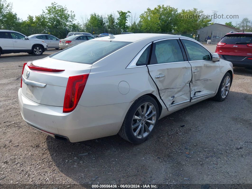 2013 Cadillac Xts Premium White vin: 2G61S5S31D9236576