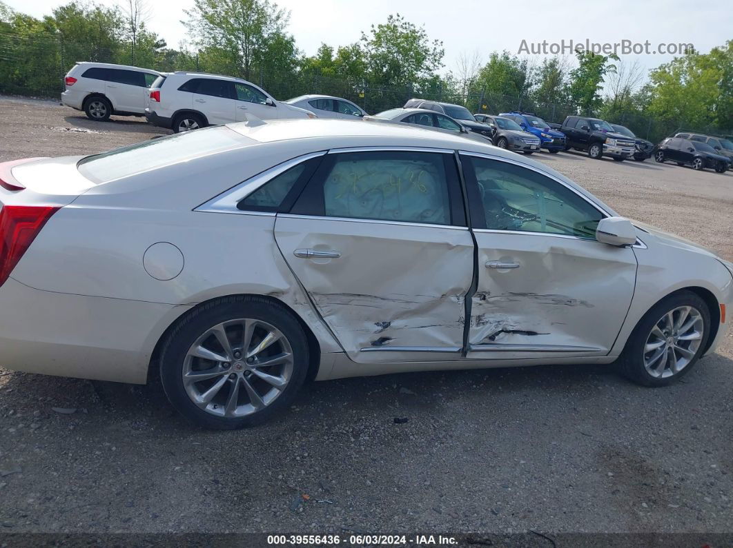 2013 Cadillac Xts Premium White vin: 2G61S5S31D9236576