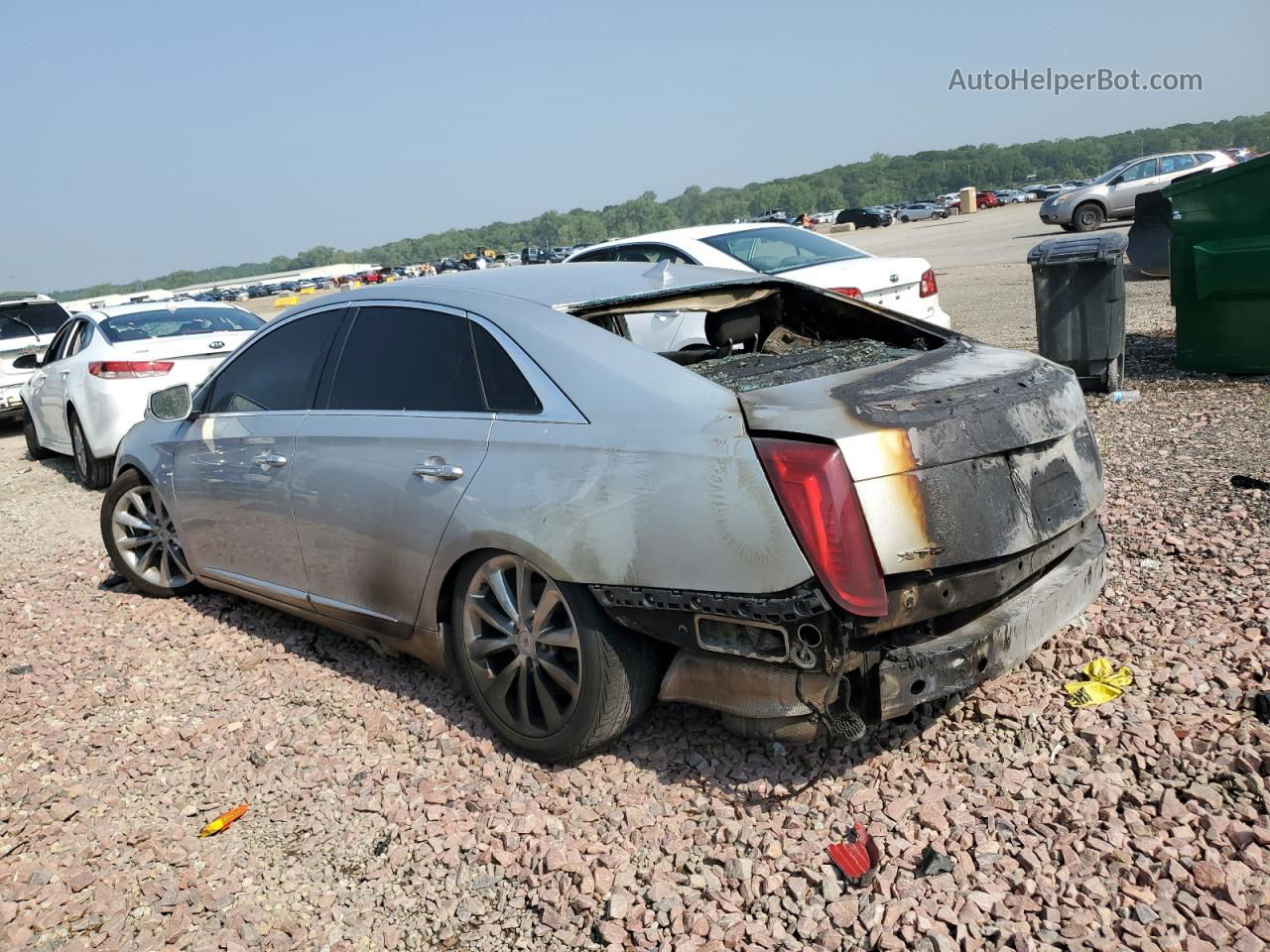 2013 Cadillac Xts Premium Collection Silver vin: 2G61S5S31D9241485