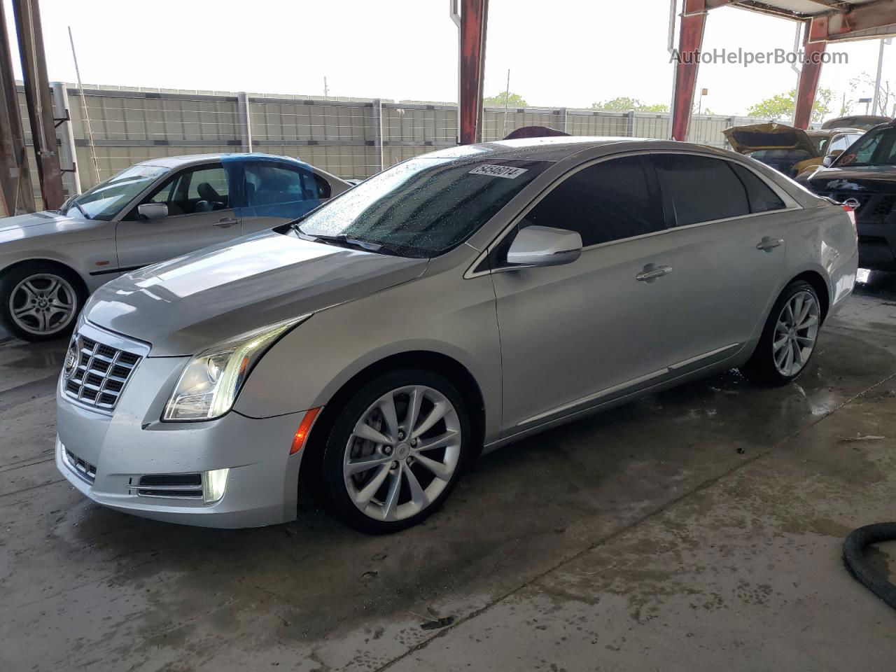 2013 Cadillac Xts Premium Collection Silver vin: 2G61S5S32D9132985