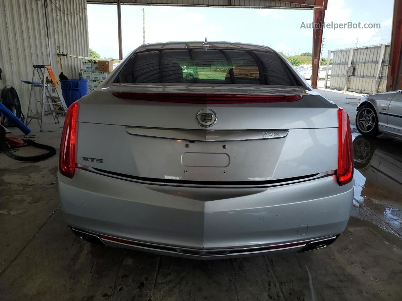 2013 Cadillac Xts Premium Collection Silver vin: 2G61S5S32D9132985