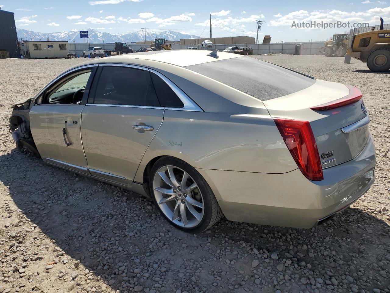 2013 Cadillac Xts Premium Collection Beige vin: 2G61S5S32D9147521