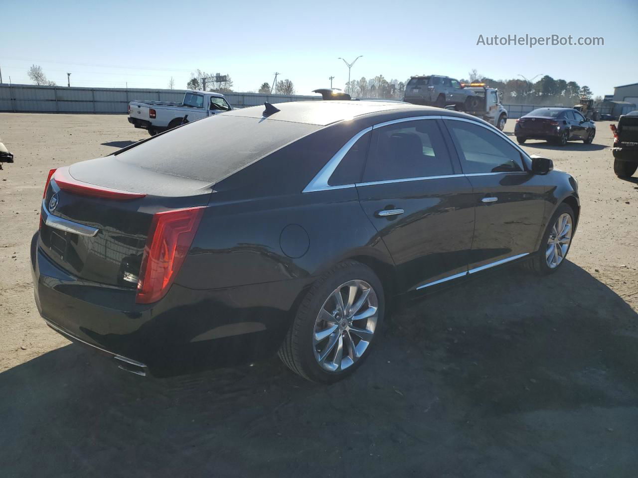 2013 Cadillac Xts Premium Collection Black vin: 2G61S5S32D9230267