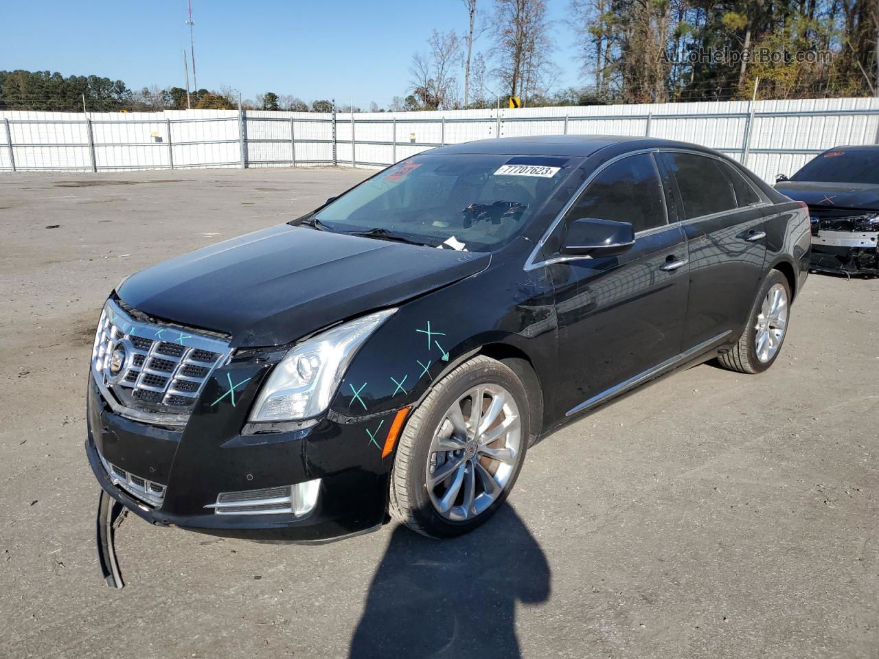 2013 Cadillac Xts Premium Collection Black vin: 2G61S5S32D9230267