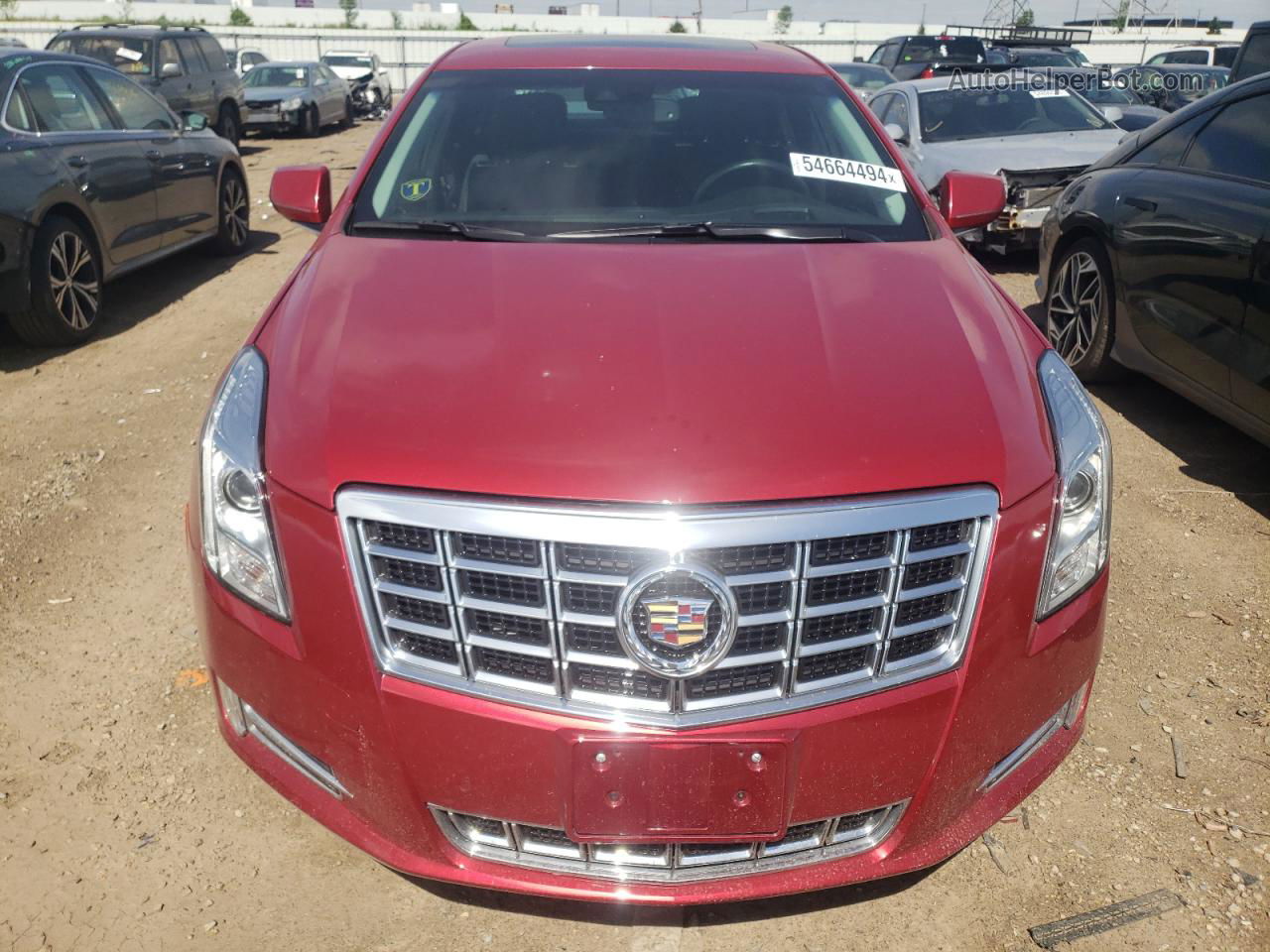 2013 Cadillac Xts Premium Collection Red vin: 2G61S5S33D9106802