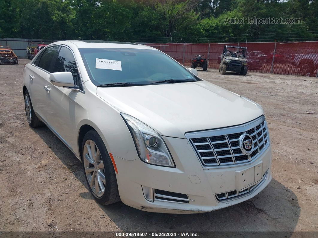 2013 Cadillac Xts Premium White vin: 2G61S5S33D9176848