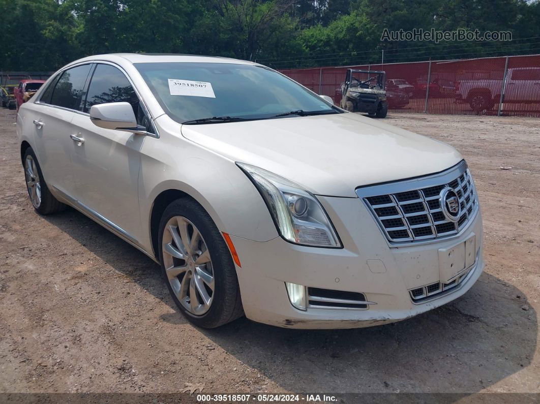 2013 Cadillac Xts Premium White vin: 2G61S5S33D9176848