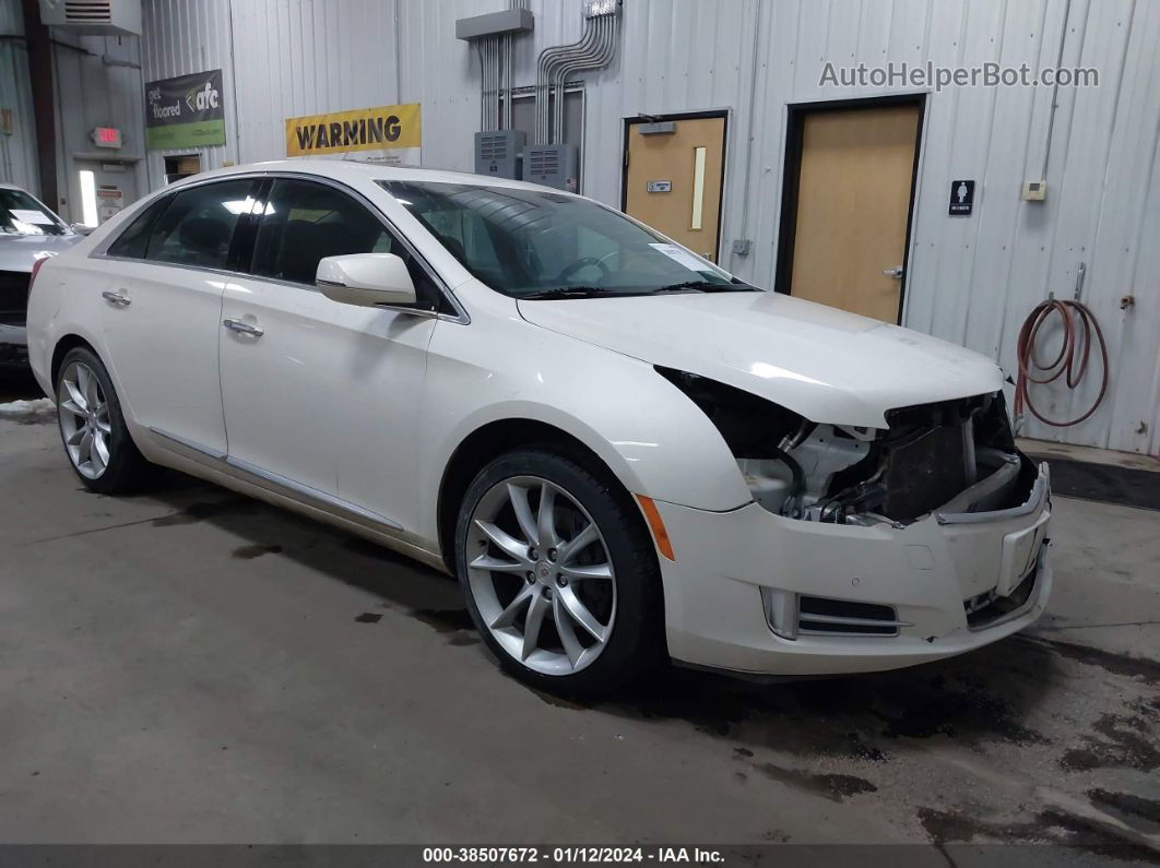 2013 Cadillac Xts Premium White vin: 2G61S5S33D9237874