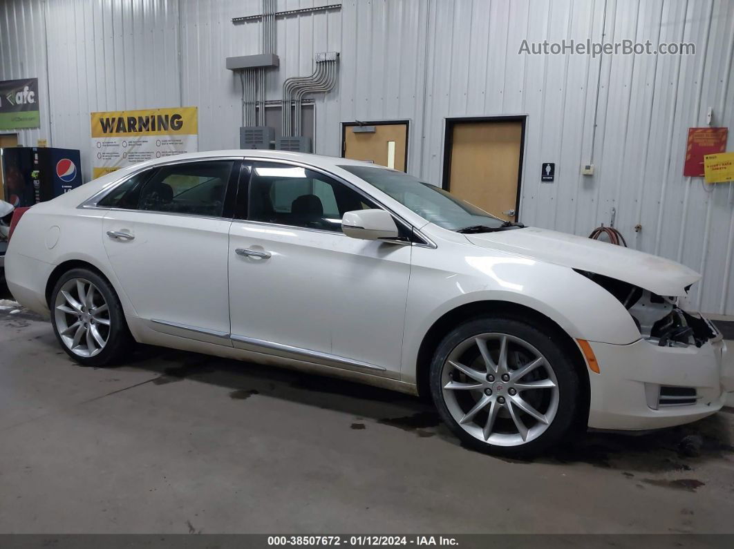 2013 Cadillac Xts Premium White vin: 2G61S5S33D9237874