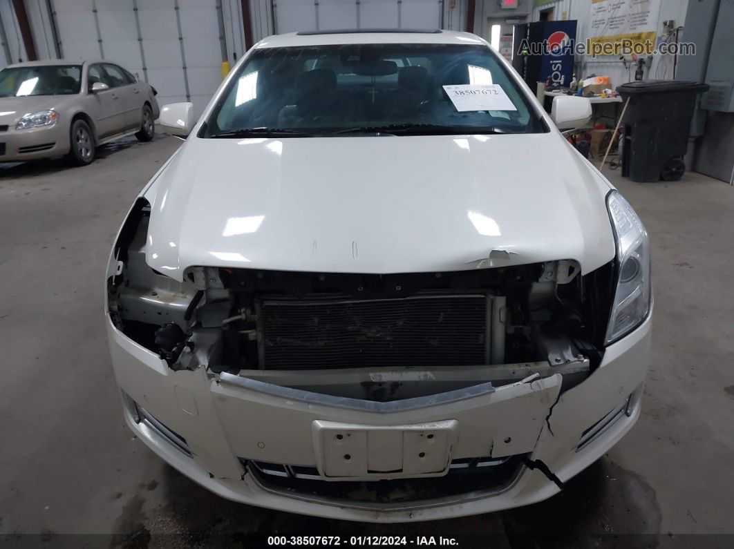 2013 Cadillac Xts Premium White vin: 2G61S5S33D9237874