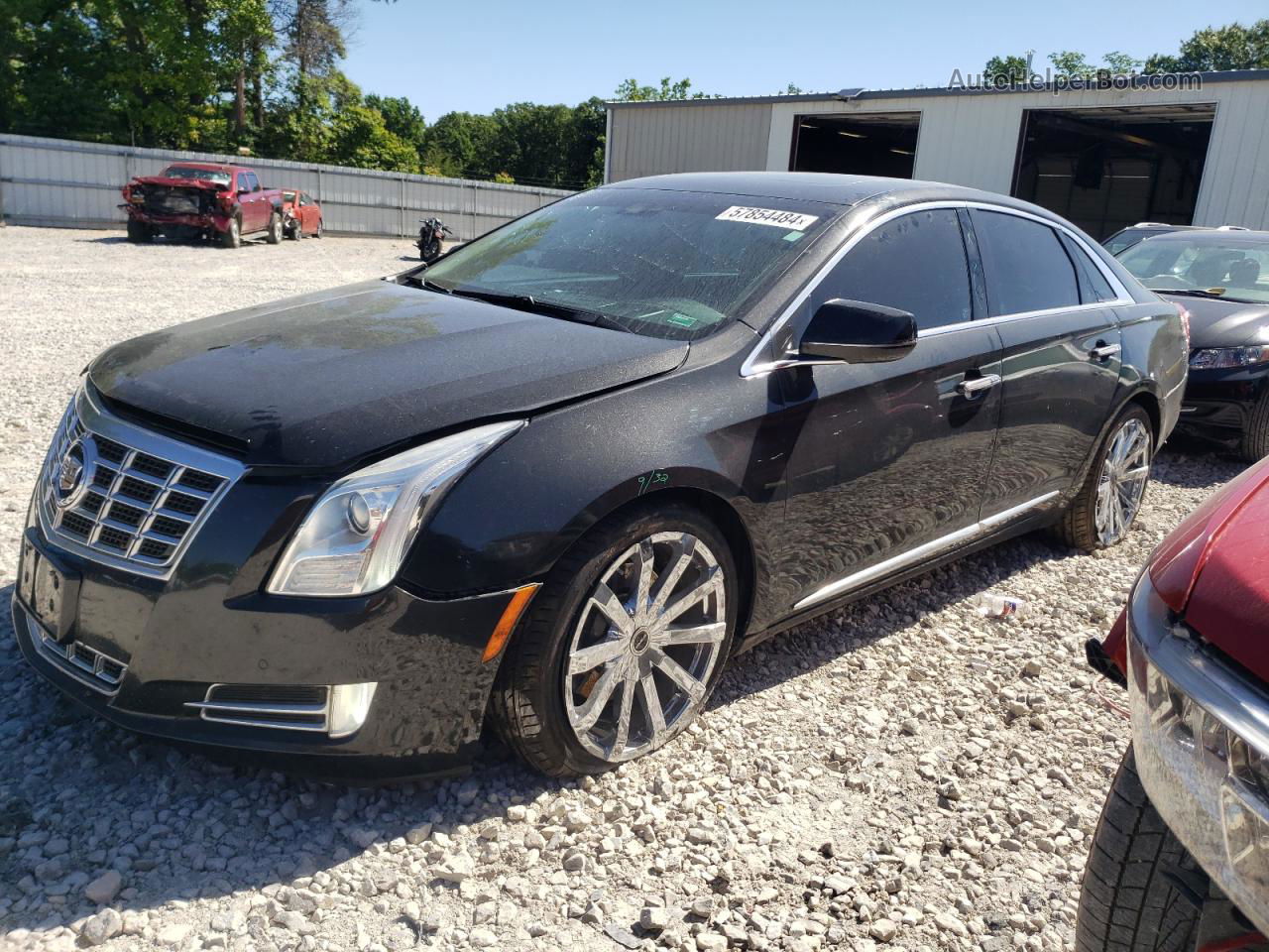 2013 Cadillac Xts Premium Collection Черный vin: 2G61S5S34D9154311