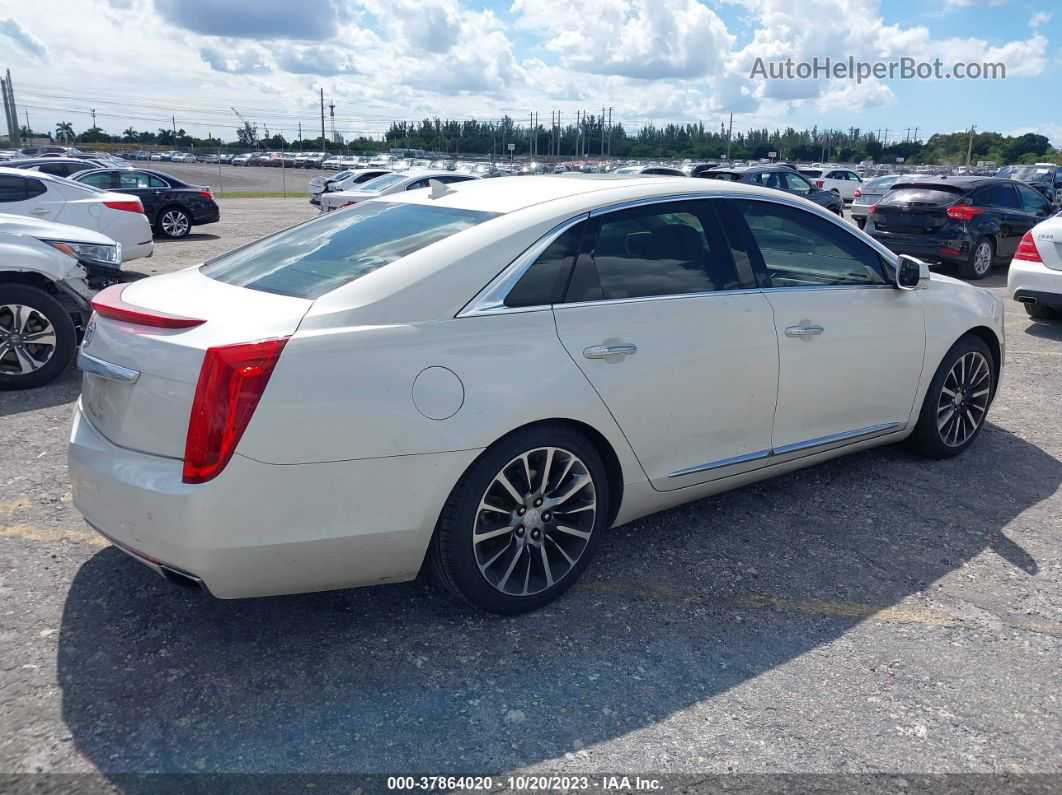 2013 Cadillac Xts Premium Белый vin: 2G61S5S35D9101097