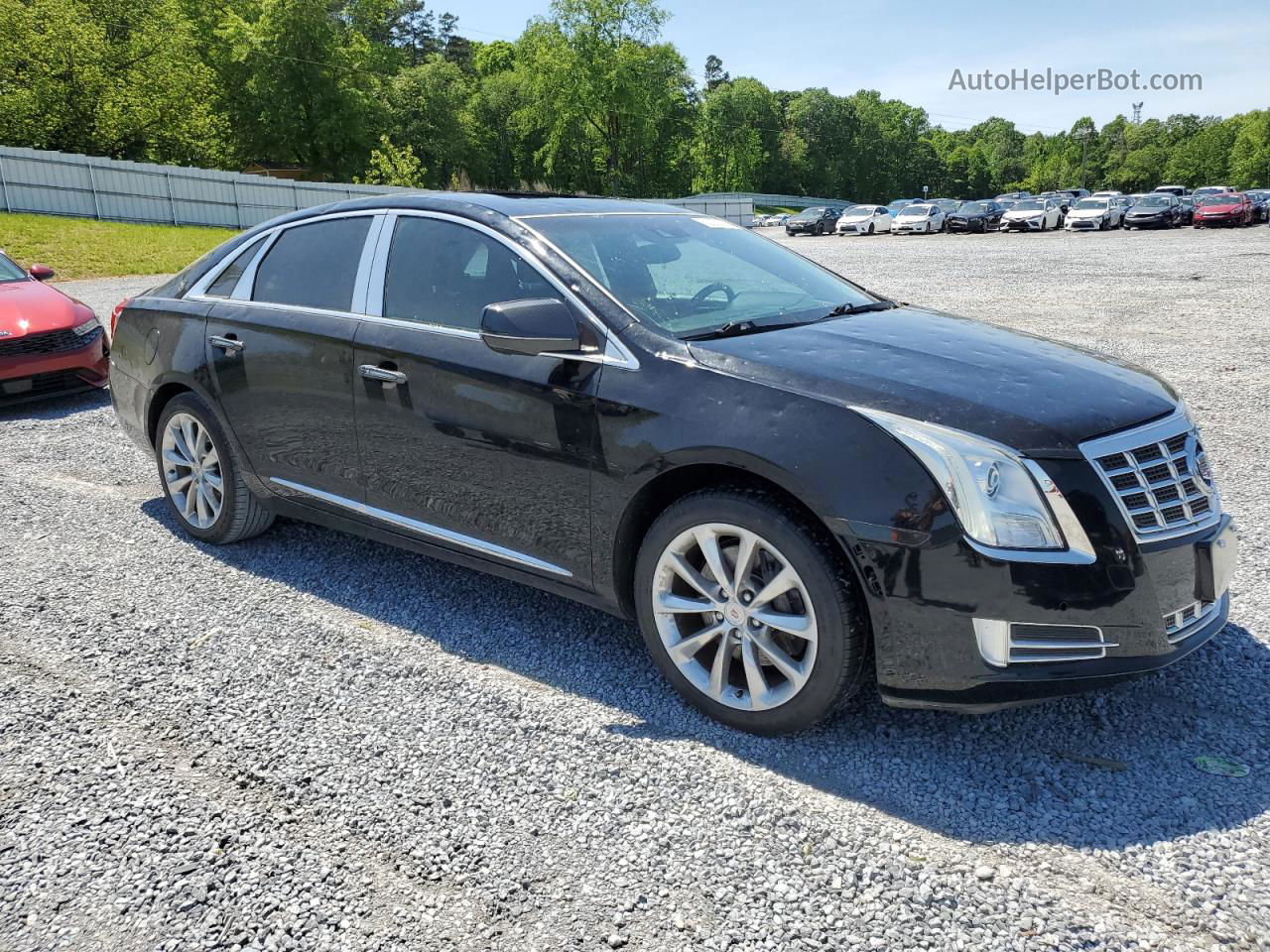 2013 Cadillac Xts Premium Collection Black vin: 2G61S5S35D9114478