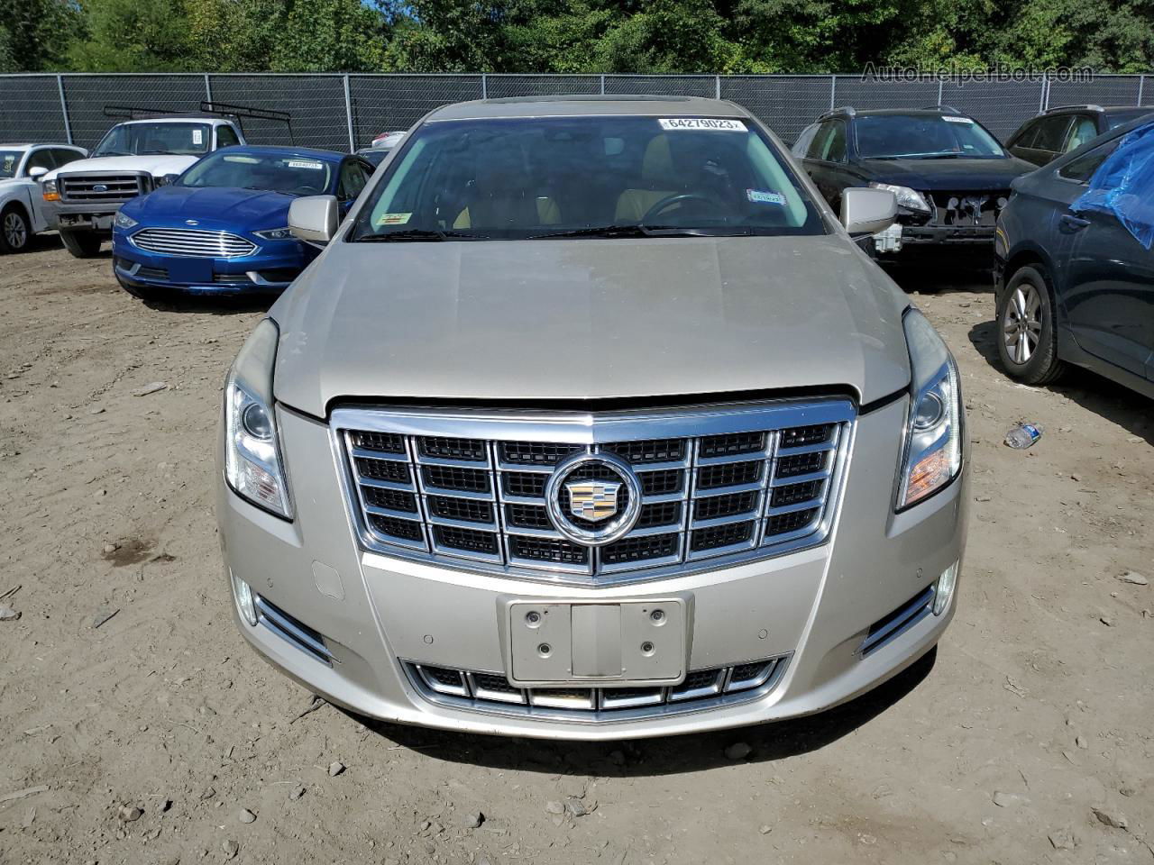 2013 Cadillac Xts Premium Collection Золотой vin: 2G61S5S35D9142930