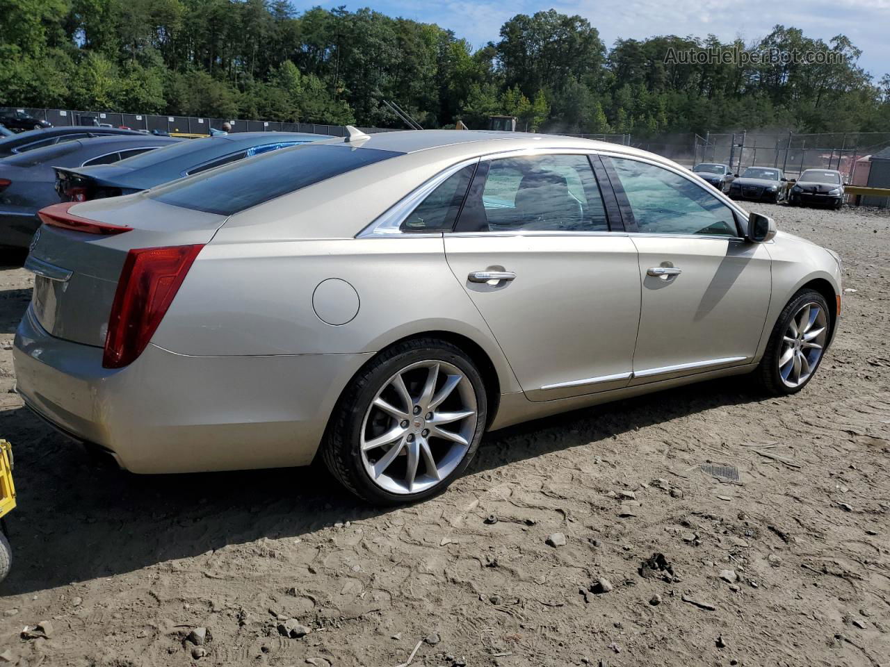 2013 Cadillac Xts Premium Collection Золотой vin: 2G61S5S35D9142930