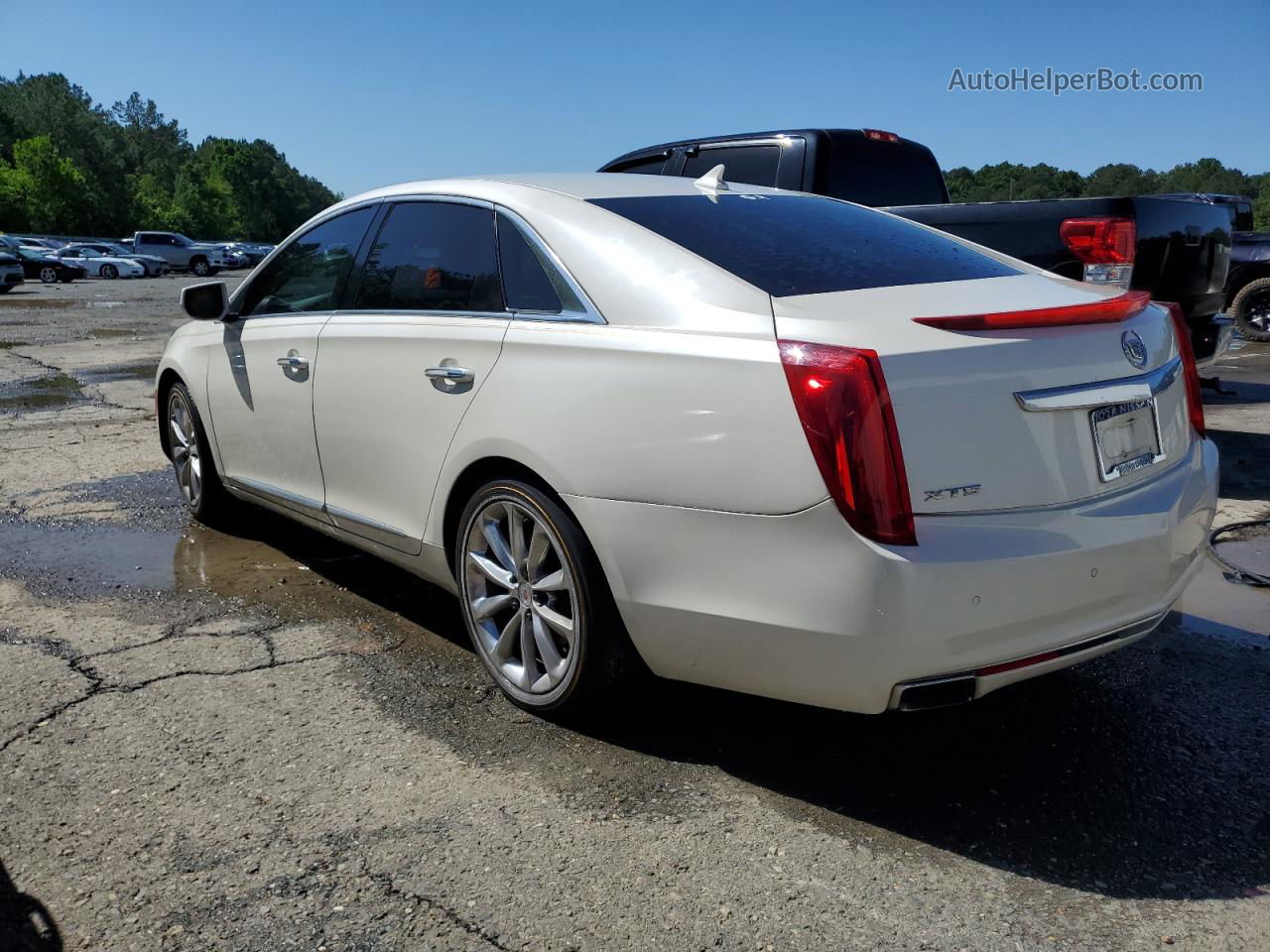 2013 Cadillac Xts Premium Collection White vin: 2G61S5S36D9106907