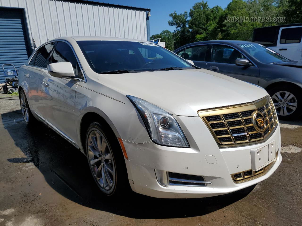 2013 Cadillac Xts Premium Collection White vin: 2G61S5S36D9106907