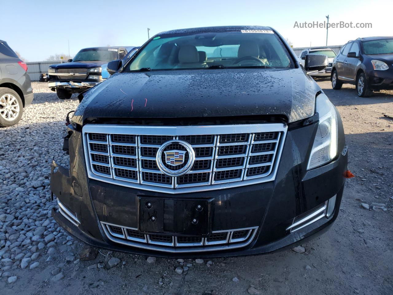 2013 Cadillac Xts Premium Collection Black vin: 2G61S5S36D9111797