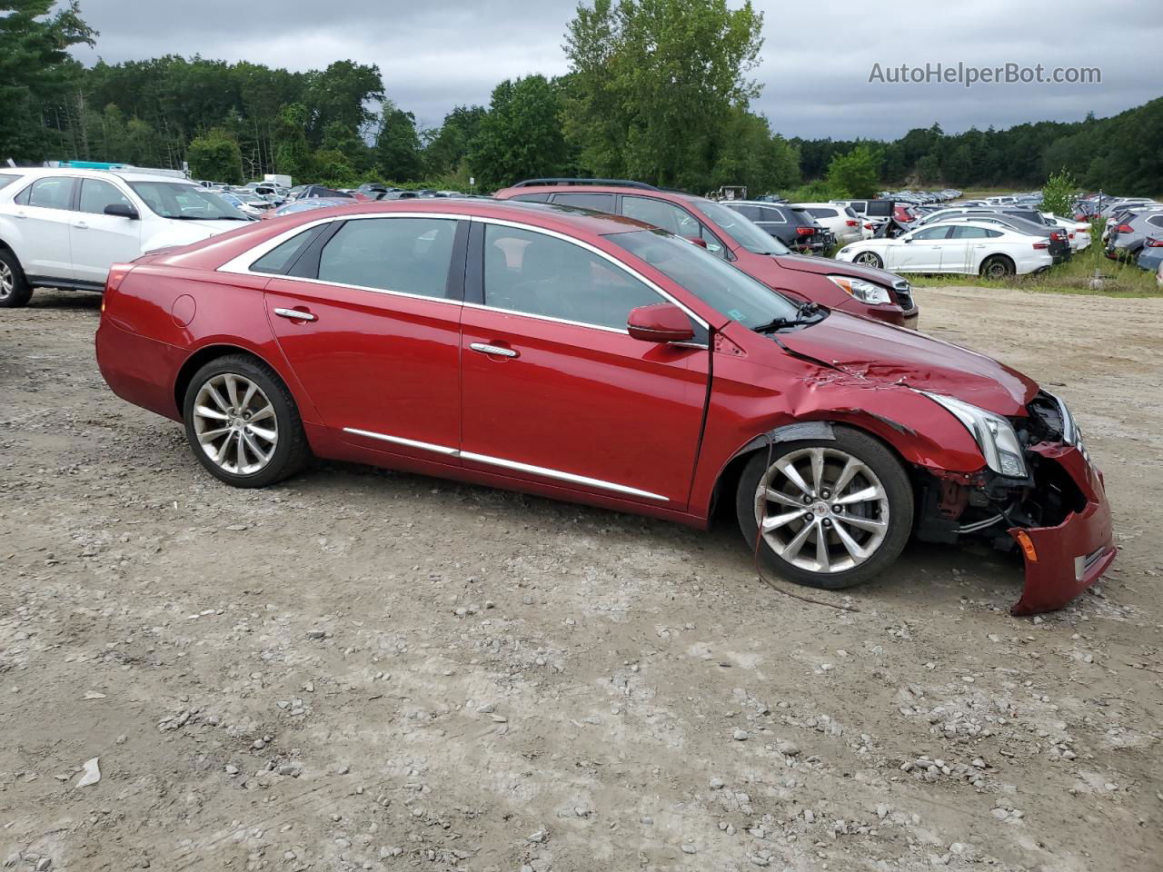 2013 Cadillac Xts Premium Collection Красный vin: 2G61S5S36D9171837