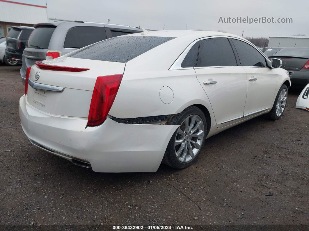 2013 Cadillac Xts Premium White vin: 2G61S5S38D9145708