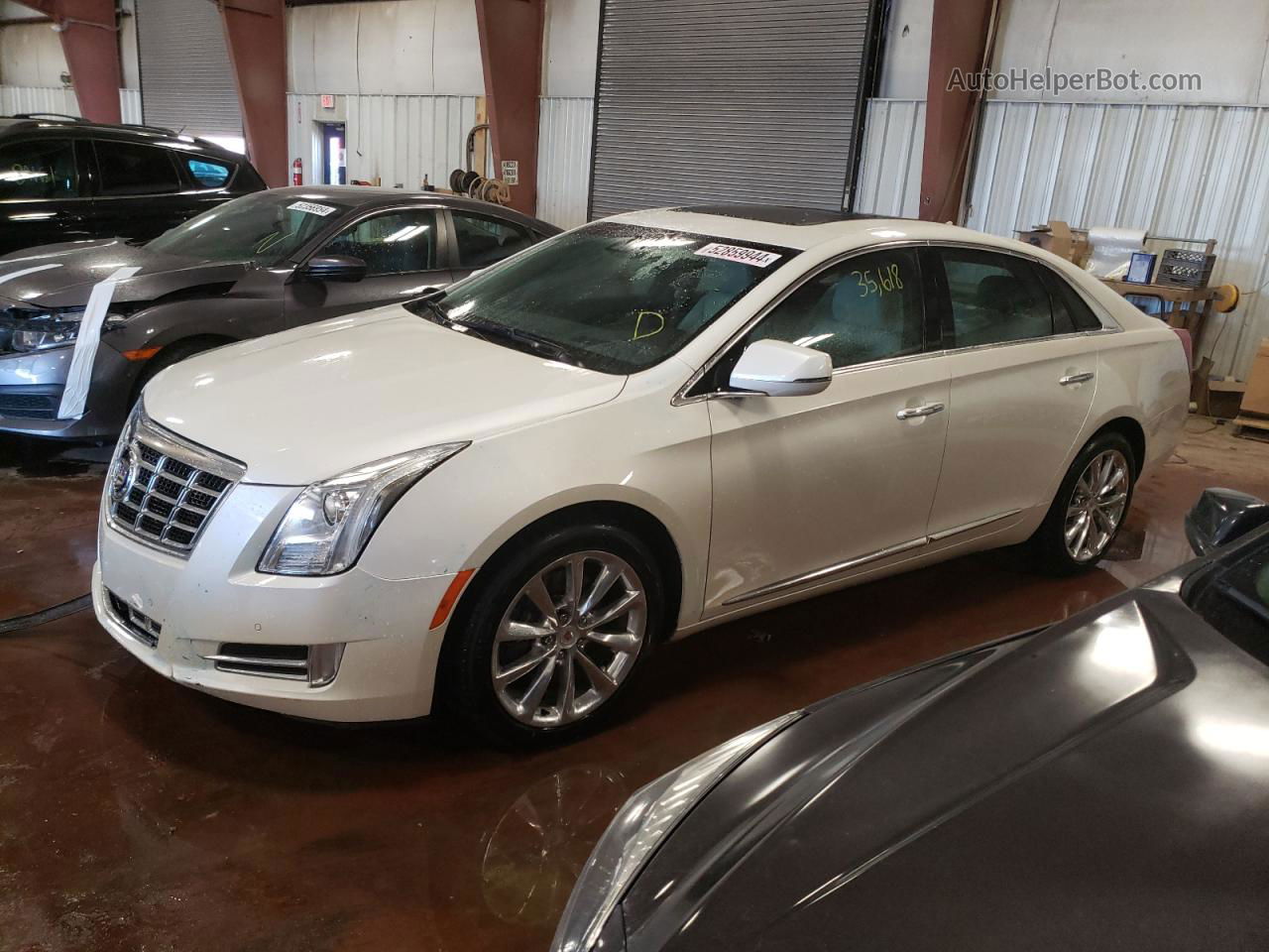 2013 Cadillac Xts Premium Collection Бежевый vin: 2G61S5S38D9198795