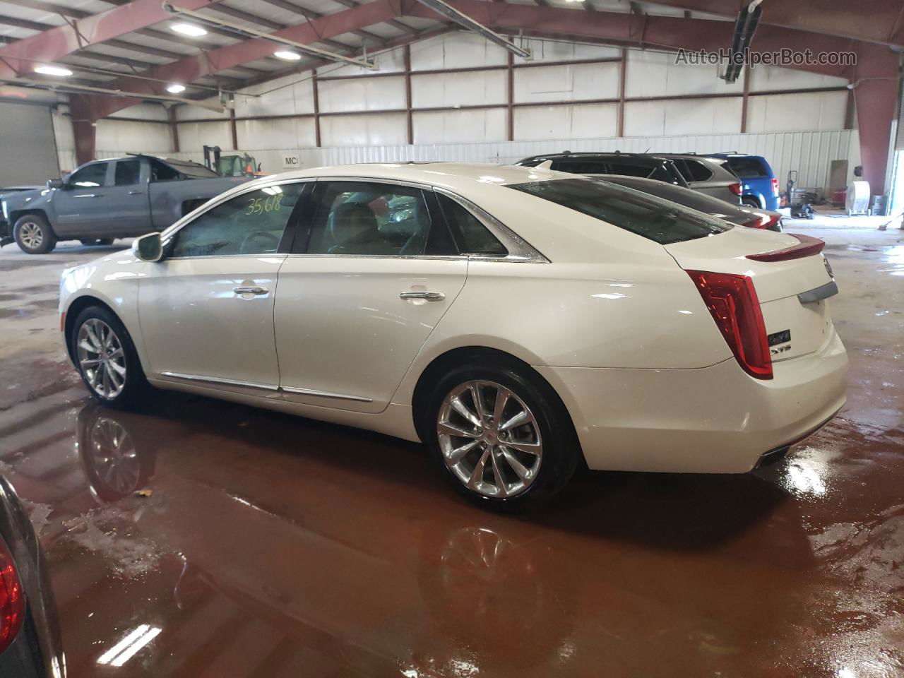 2013 Cadillac Xts Premium Collection Beige vin: 2G61S5S38D9198795