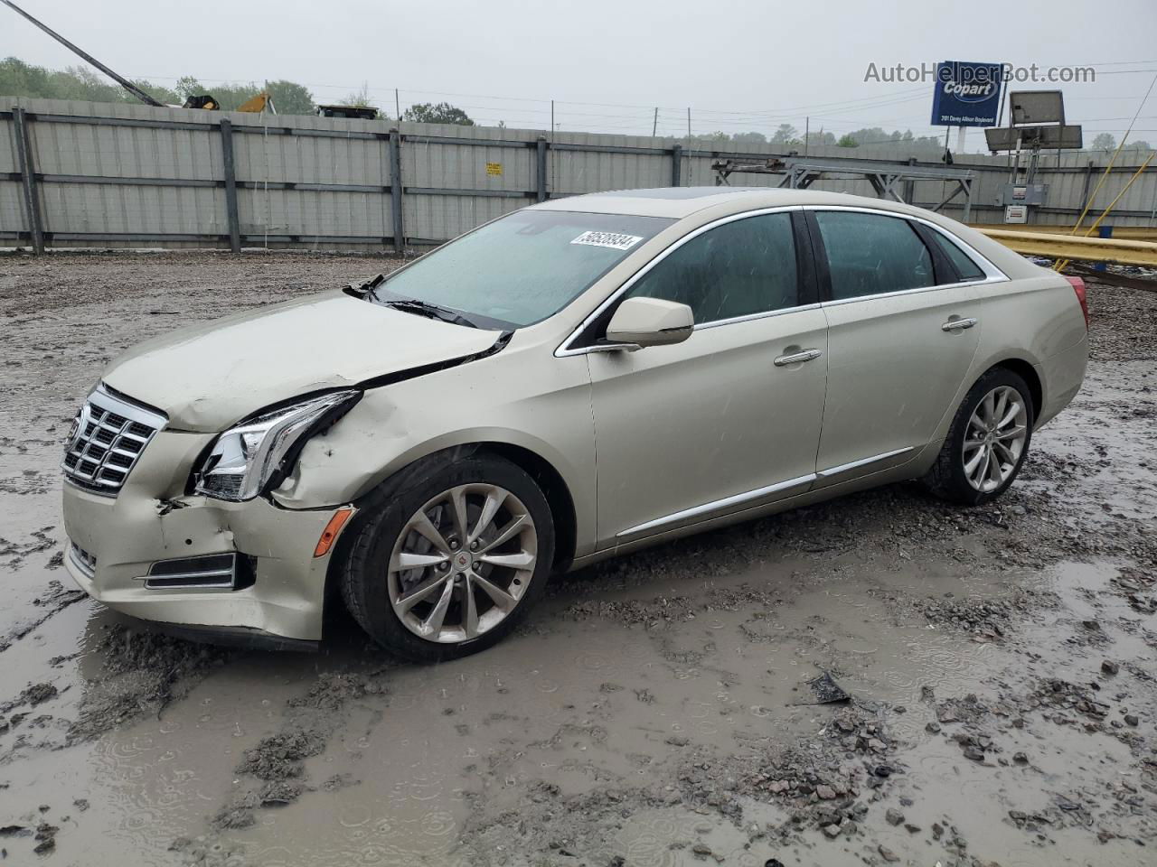 2013 Cadillac Xts Premium Collection Beige vin: 2G61S5S39D9134846