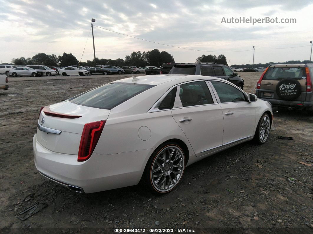 2013 Cadillac Xts Premium White vin: 2G61S5S39D9189815