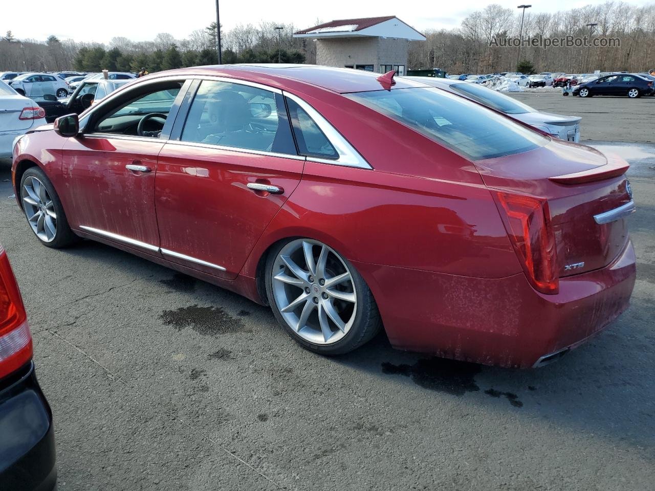 2013 Cadillac Xts Premium Collection Red vin: 2G61S5S39D9241265