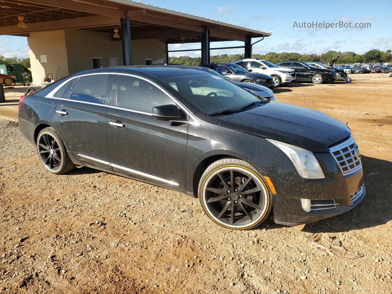 2013 Cadillac Xts Premium Collection Black vin: 2G61S5S3XD9153406