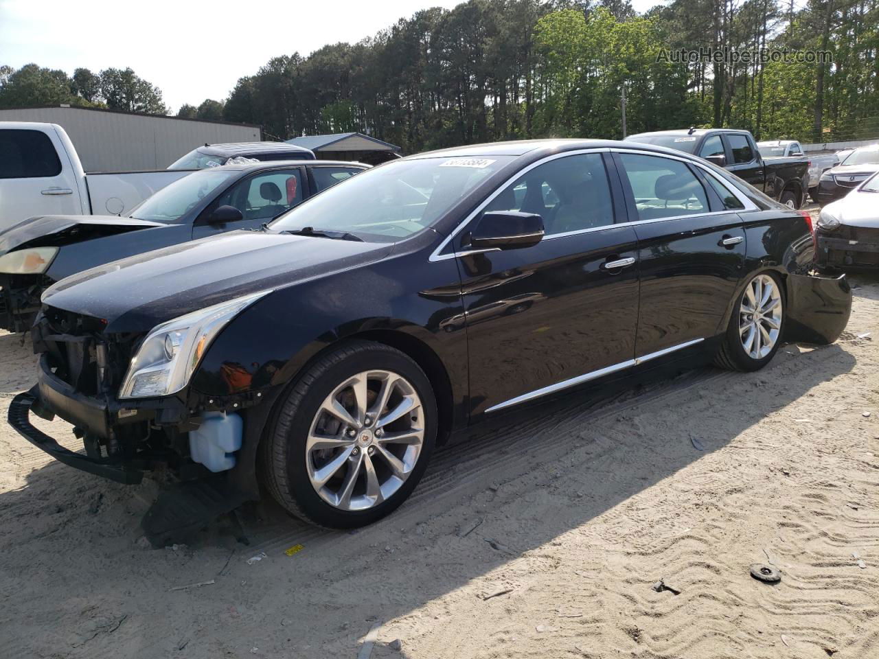 2013 Cadillac Xts Premium Collection Black vin: 2G61S5S3XD9183344