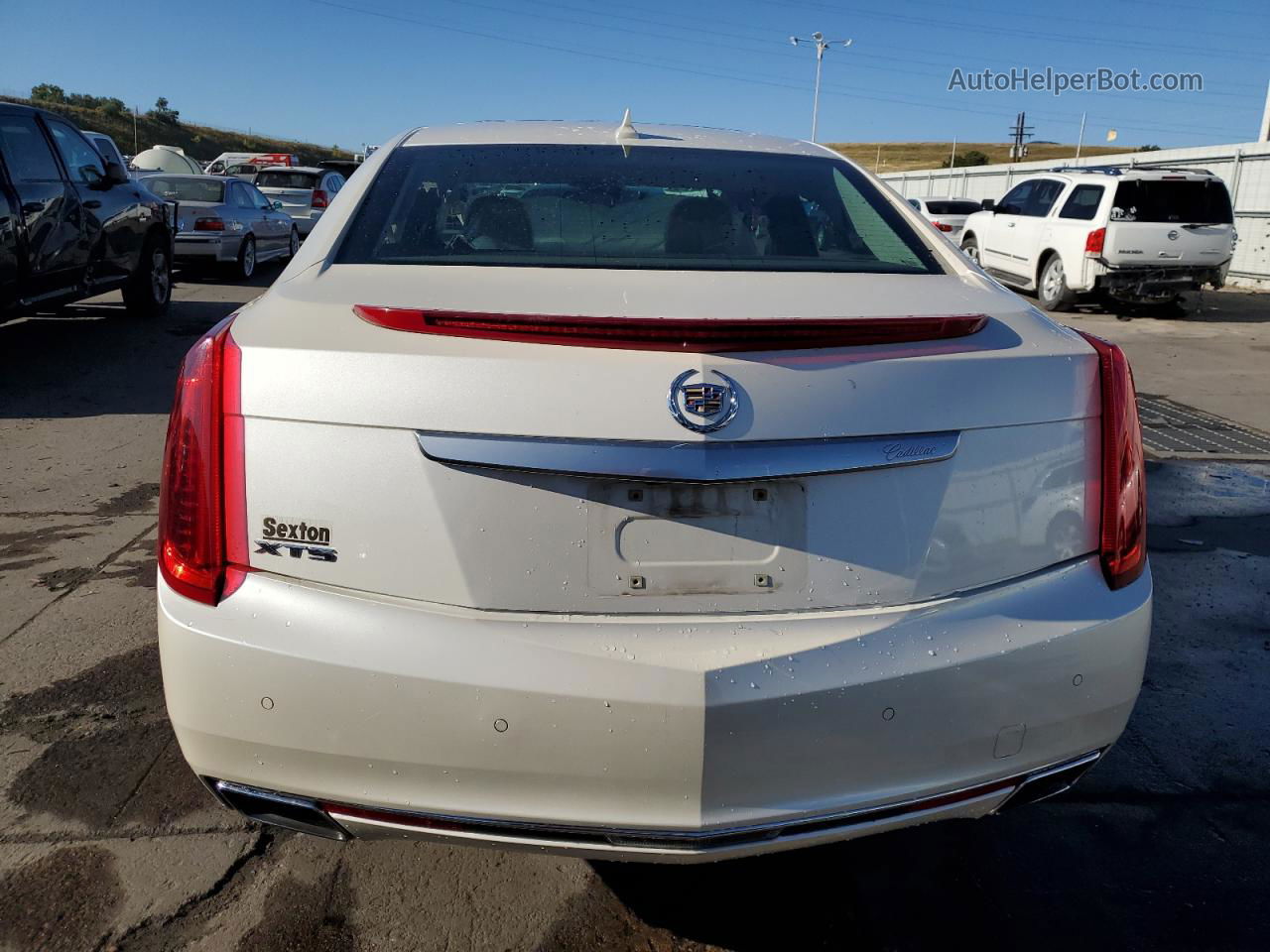 2013 Cadillac Xts Premium Collection Cream vin: 2G61S5S3XD9195204