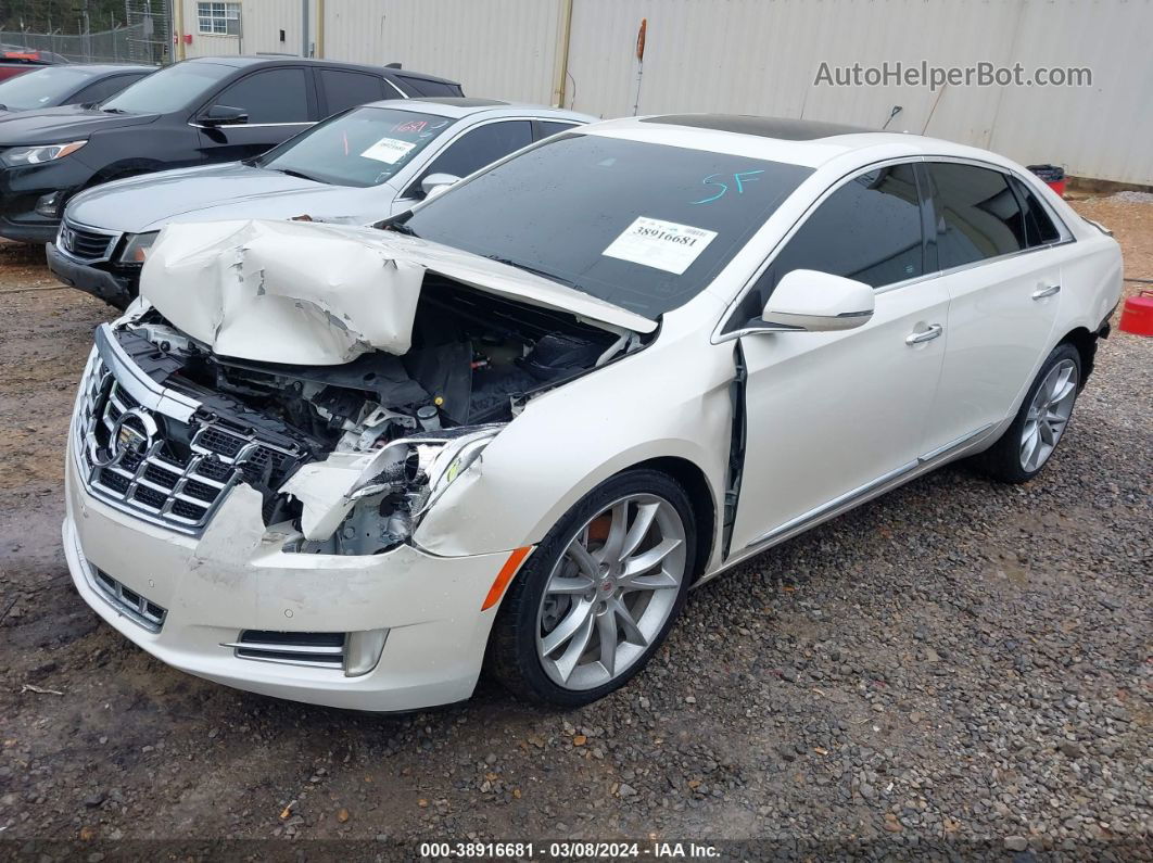 2013 Cadillac Xts Premium White vin: 2G61S5S3XD9232476