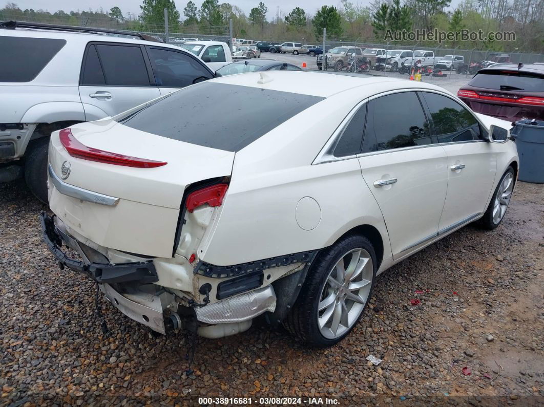 2013 Cadillac Xts Premium White vin: 2G61S5S3XD9232476