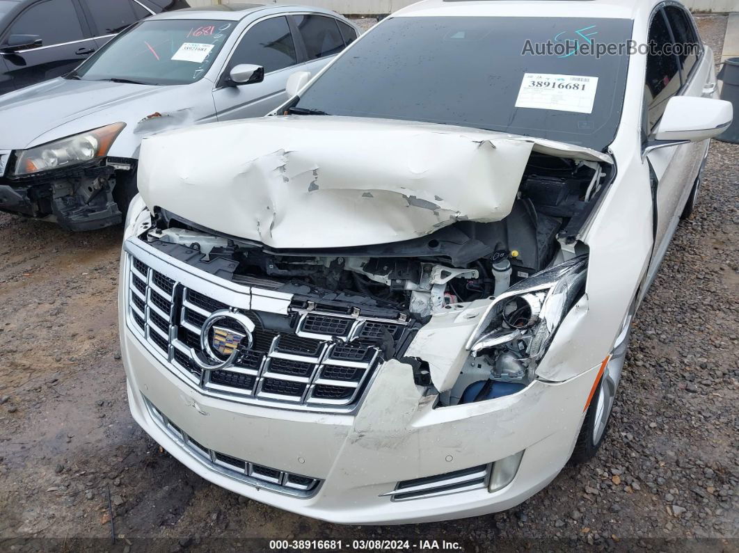 2013 Cadillac Xts Premium White vin: 2G61S5S3XD9232476