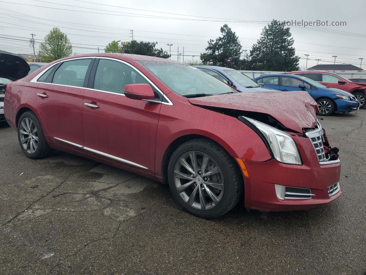 2013 Cadillac Xts Premium Collection Red vin: 2G61T5S30D9179963