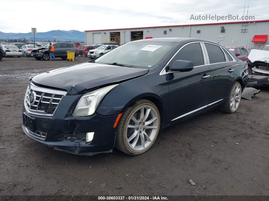 2013 Cadillac Xts Premium Blue vin: 2G61T5S30D9216297