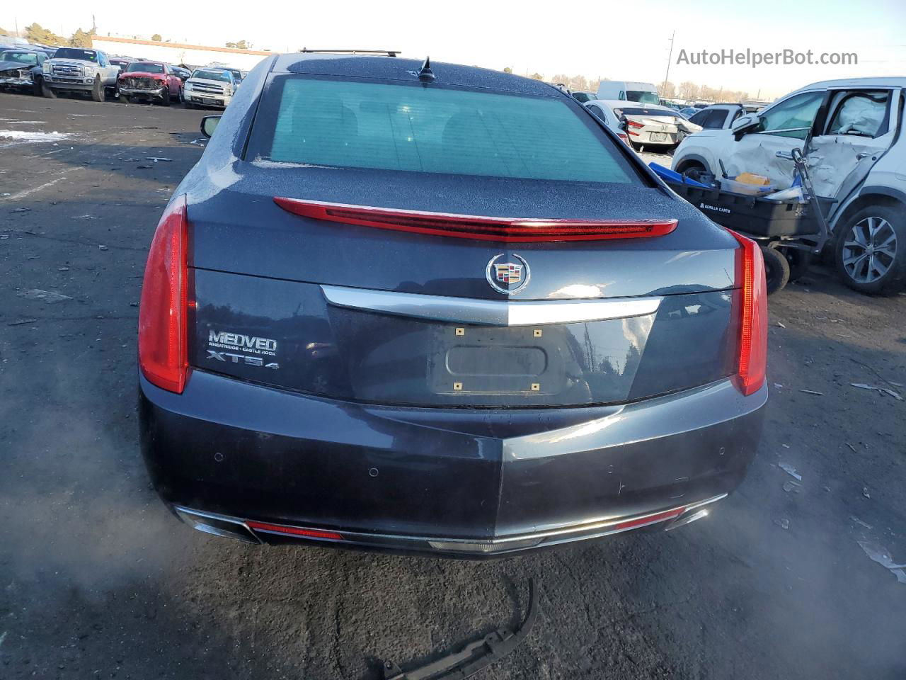 2013 Cadillac Xts Premium Collection Black vin: 2G61T5S33D9124116