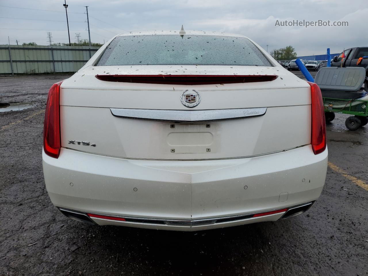 2013 Cadillac Xts Premium Collection White vin: 2G61T5S33D9147458