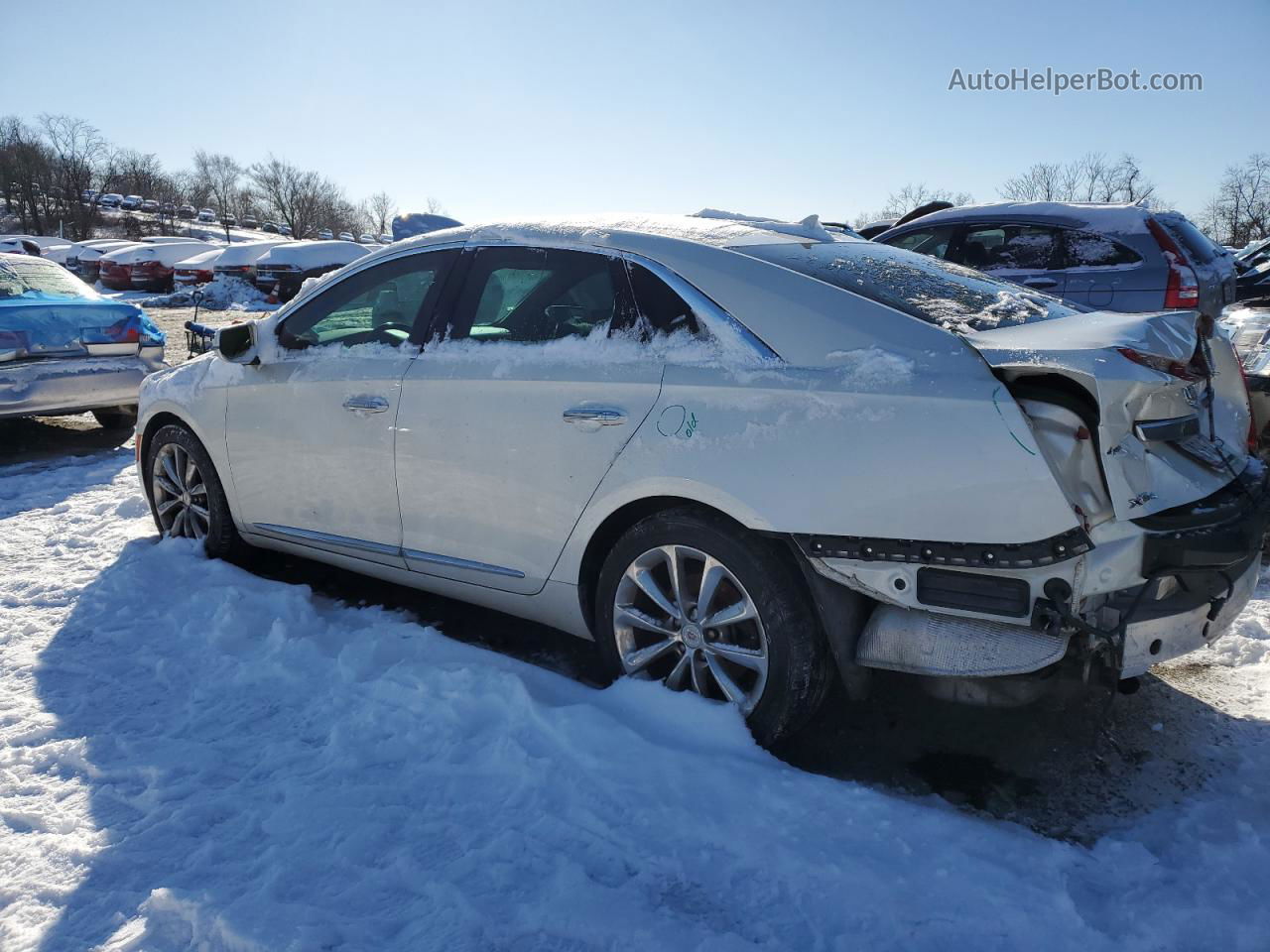 2013 Cadillac Xts Premium Collection White vin: 2G61T5S36D9177554